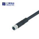 M5 Female Straight Overmolded Cable